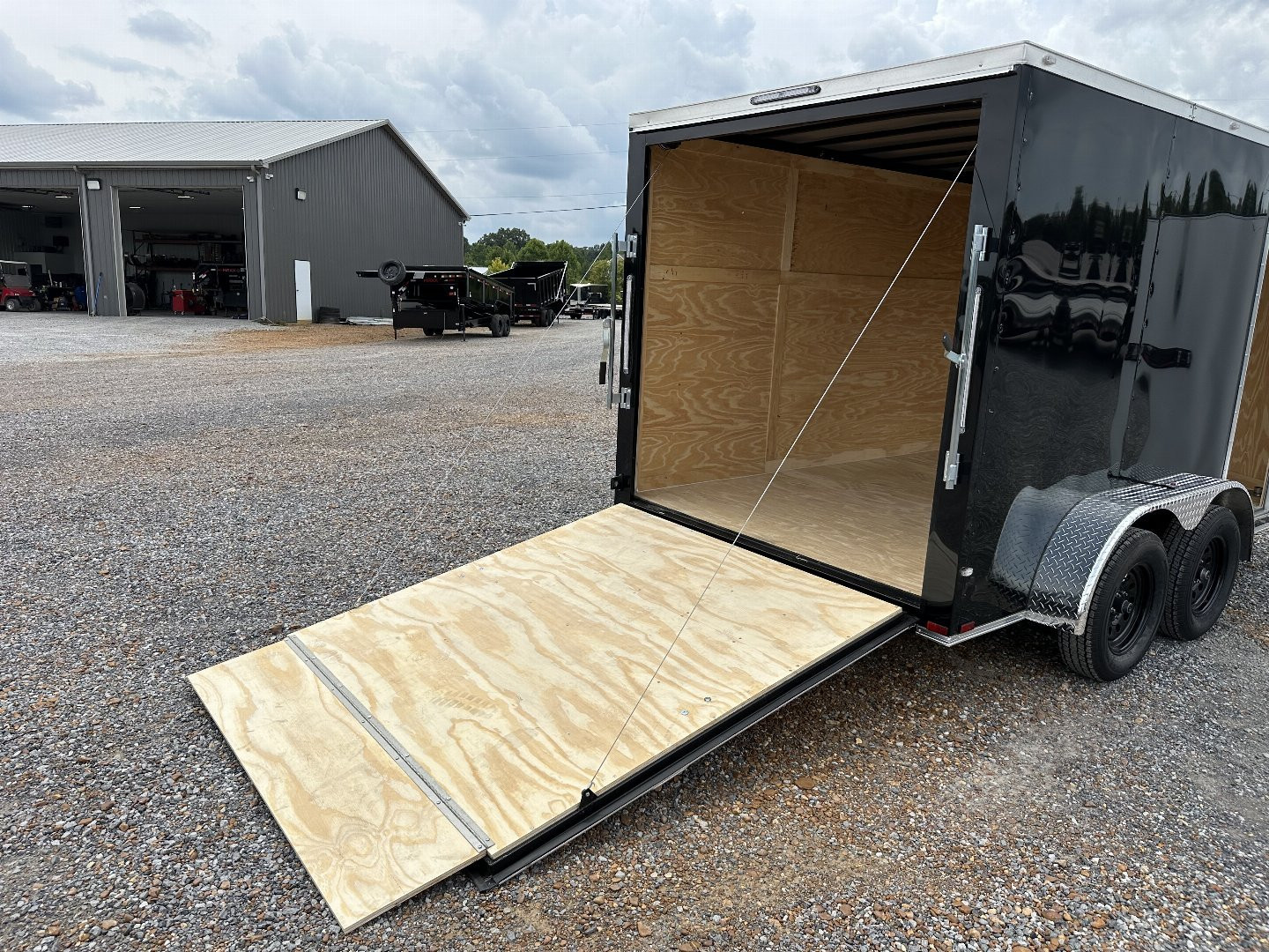 New 2024 Spartan 7'X12' 7k Enclosed Trailer