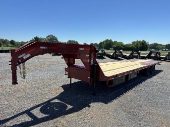 New 2025 MAXXD 34' x 102" 30k Hyd Dove Gooseneck Trailer