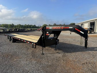 New 2025 MAXXD 34' x 102" 30k Hyd Dove Gooseneck Trailer