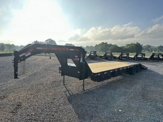 New 2025 MAXXD 34' x 102" 30k Hyd Dove Gooseneck Trailer