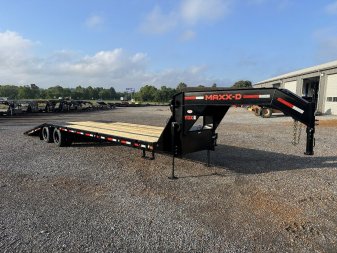 New 2025 MAXXD 34' x 102" 30k Hyd Dove Gooseneck Trailer