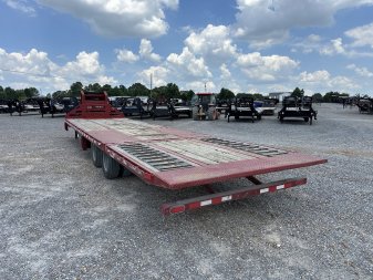 Used 2018 Midsota 32' HYDRO DOVE HYDRO JACKS Gooseneck Flatbed Trailer
