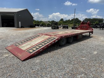 Used 2018 Midsota 32' HYDRO DOVE HYDRO JACKS Gooseneck Flatbed Trailer