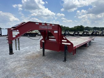 Used 2018 Midsota 32' HYDRO DOVE HYDRO JACKS Gooseneck Flatbed Trailer