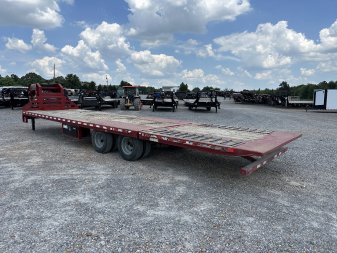 Used 2018 Midsota 32' HYDRO DOVE HYDRO JACKS Gooseneck Flatbed Trailer