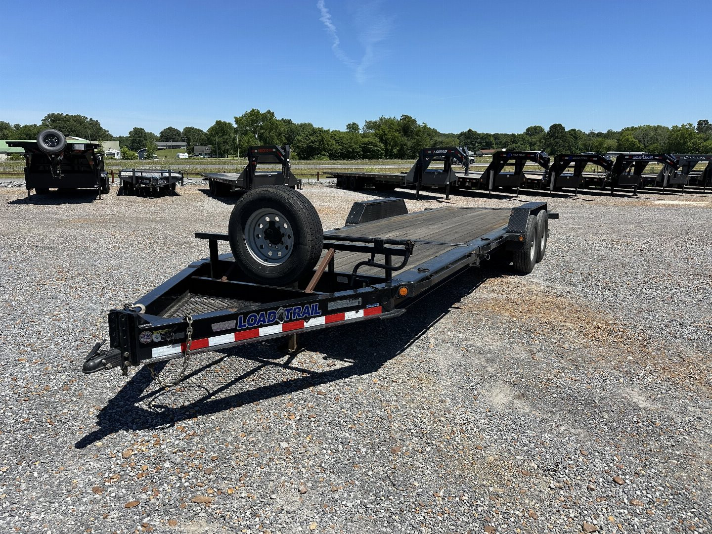 Used 2019 LOAD TRAIL 83"X22' 14K Tilt Equipment Trailer