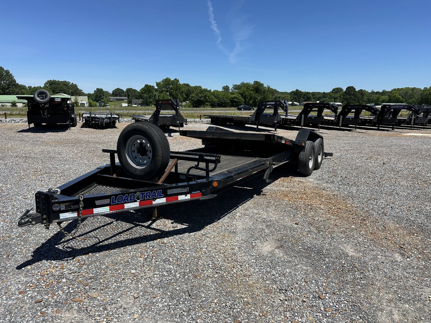 Used 2019 LOAD TRAIL 83"X22' 14K Tilt Equipment Trailer