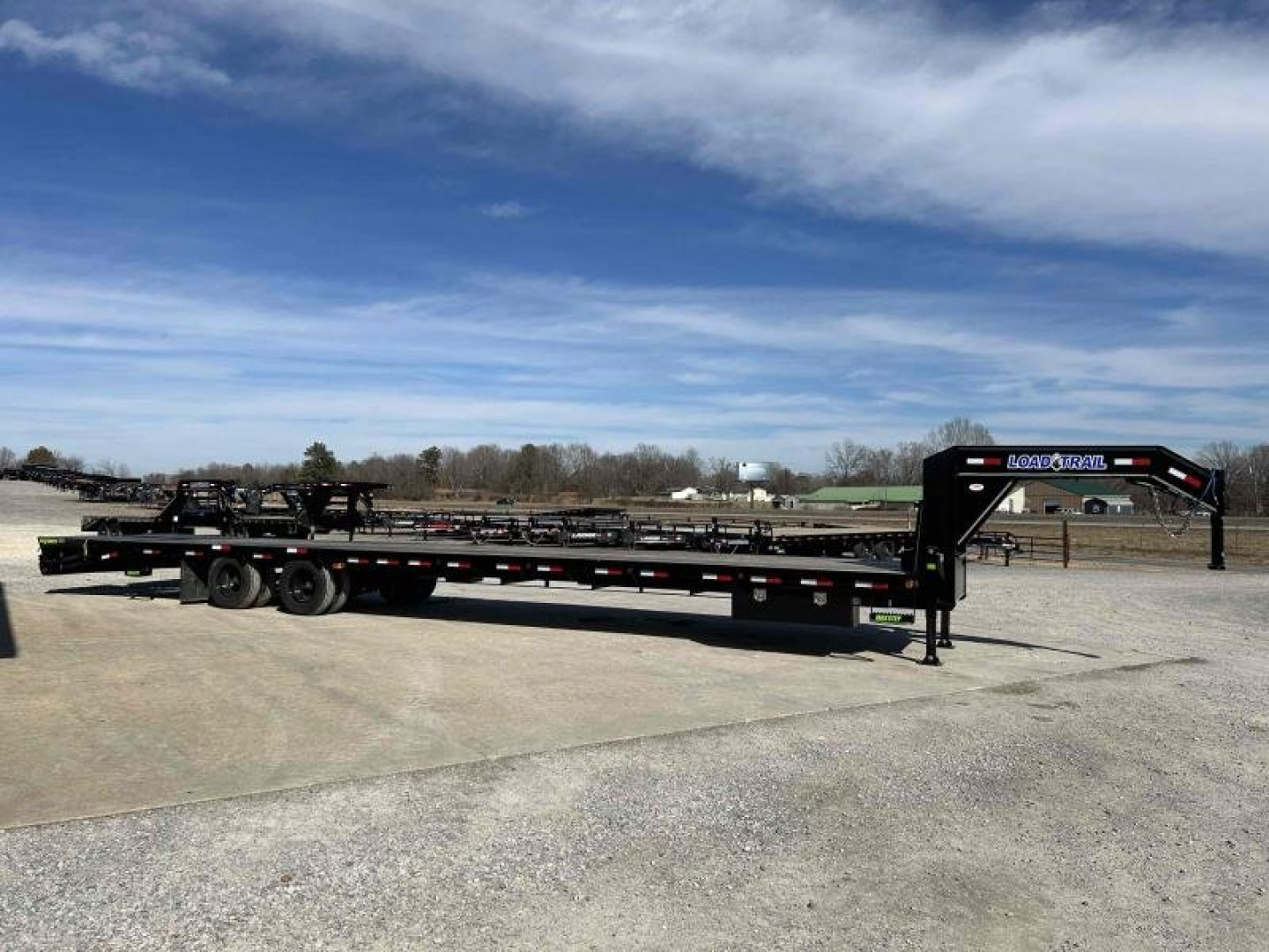 Used 2023 Load Trail 102"x40' 25k Gooseneck Flatbed Trailer