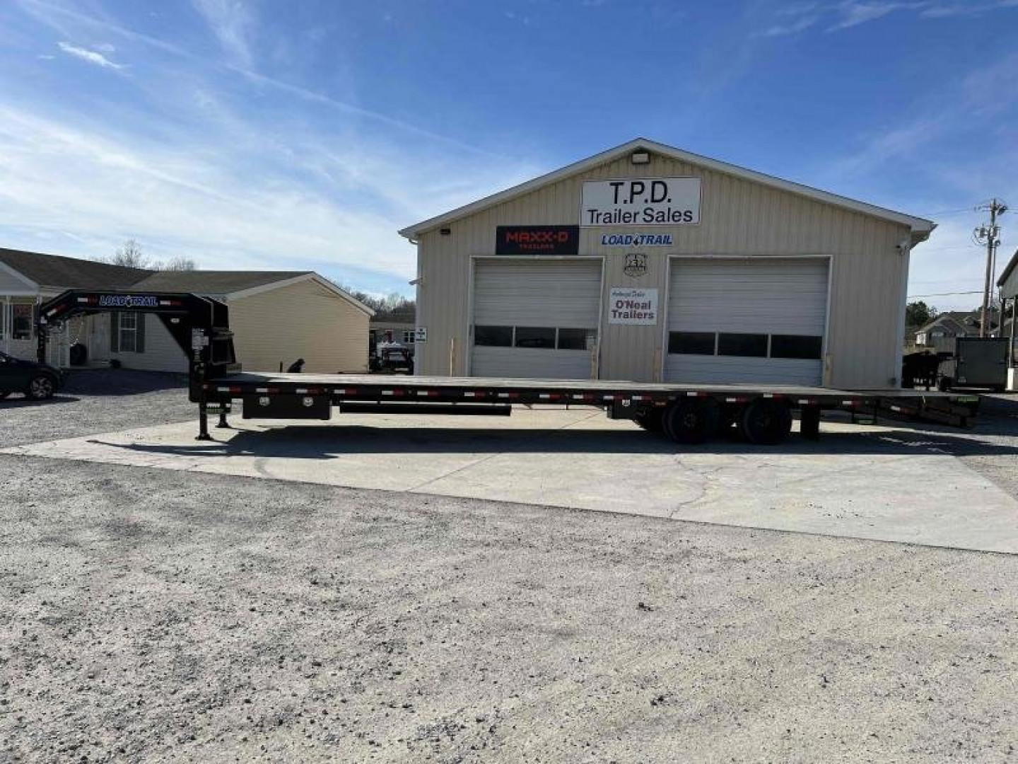 Used 2023 Load Trail 102"x40' 25k Gooseneck Flatbed Trailer