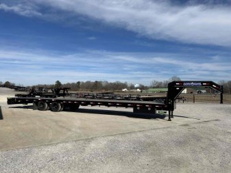 Used 2023 Load Trail 102"x40' 25k Gooseneck Flatbed Trailer