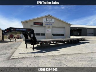 Used 2023 Load Trail 102"x40' 25k Gooseneck Flatbed Trailer
