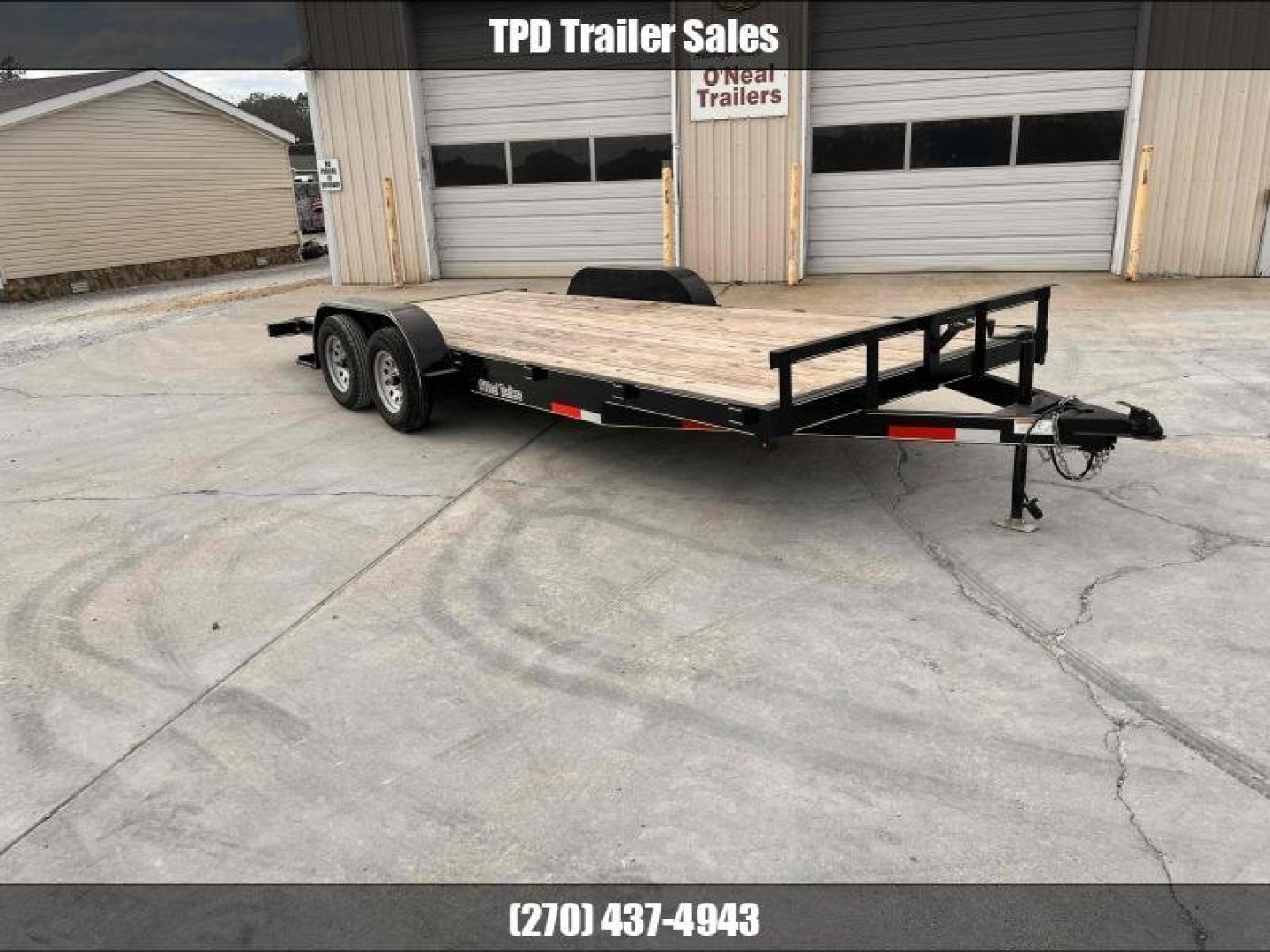New 2023 O'neal 6'10" x 20' 7k Car Trailer