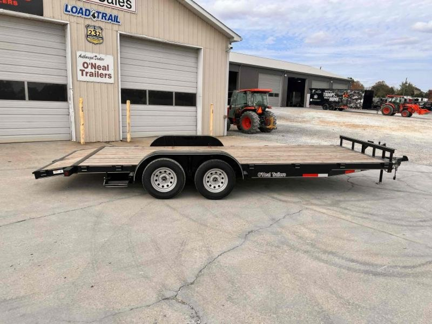 New 2023 O'neal 6'10" x 20' 7k Car Trailer