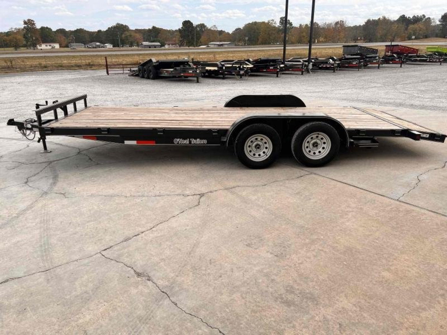 New 2023 O'neal 6'10" x 20' 7k Car Trailer