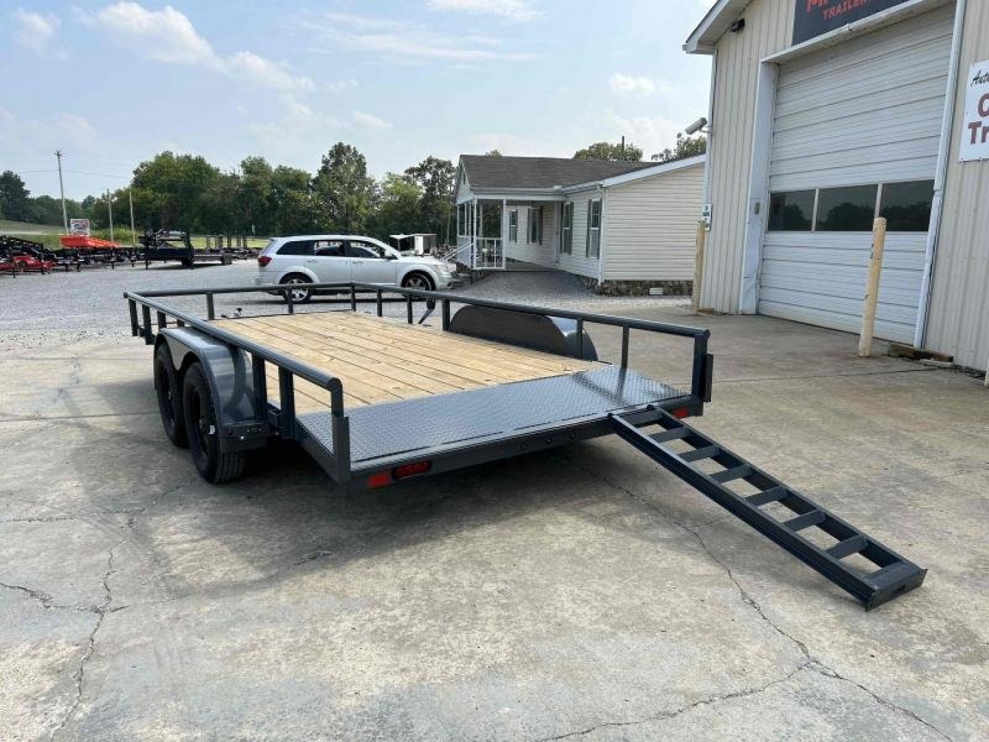 New 2023 Lamar 83"X16' 7K Utility Trailer