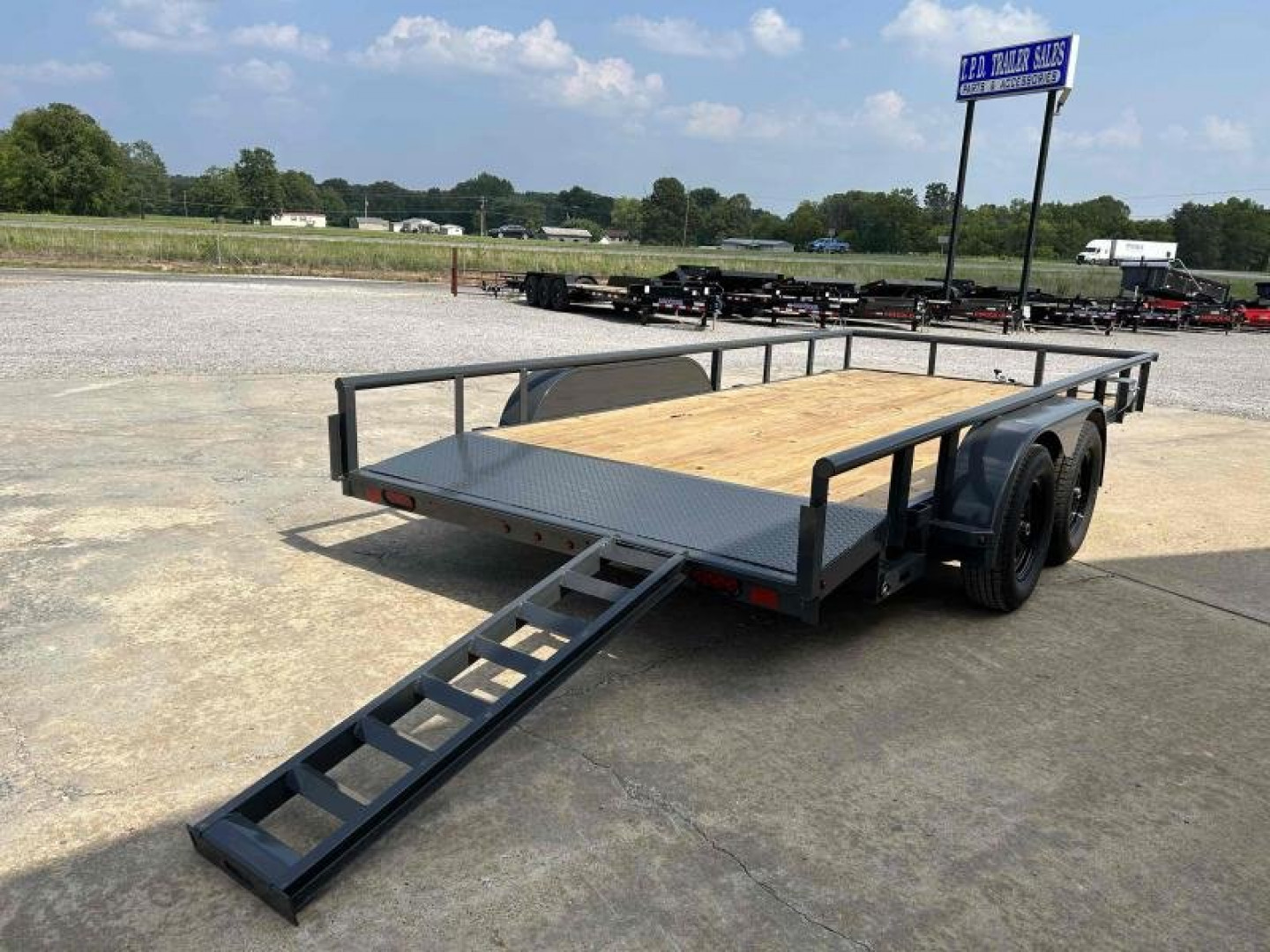 New 2023 Lamar 83"X16' 7K Utility Trailer