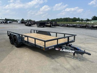 New 2023 Lamar 83"X16' 7K Utility Trailer