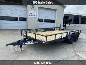 New 2023 Lamar 83"X16' 7K Utility Trailer