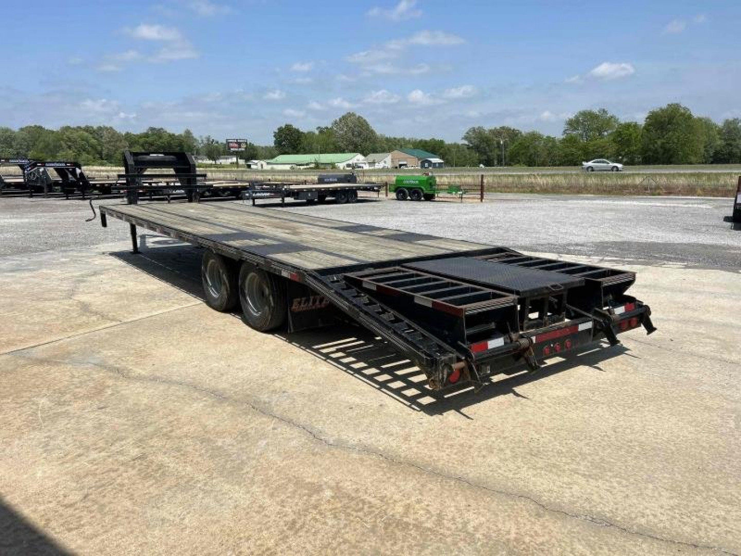 Used 2017 Elite Trailers 25+5 Flatbed Trailer