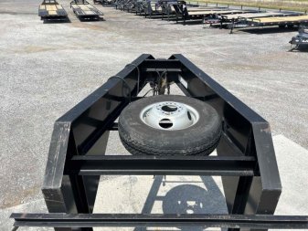Used 2017 Elite Trailers 25+5 Flatbed Trailer