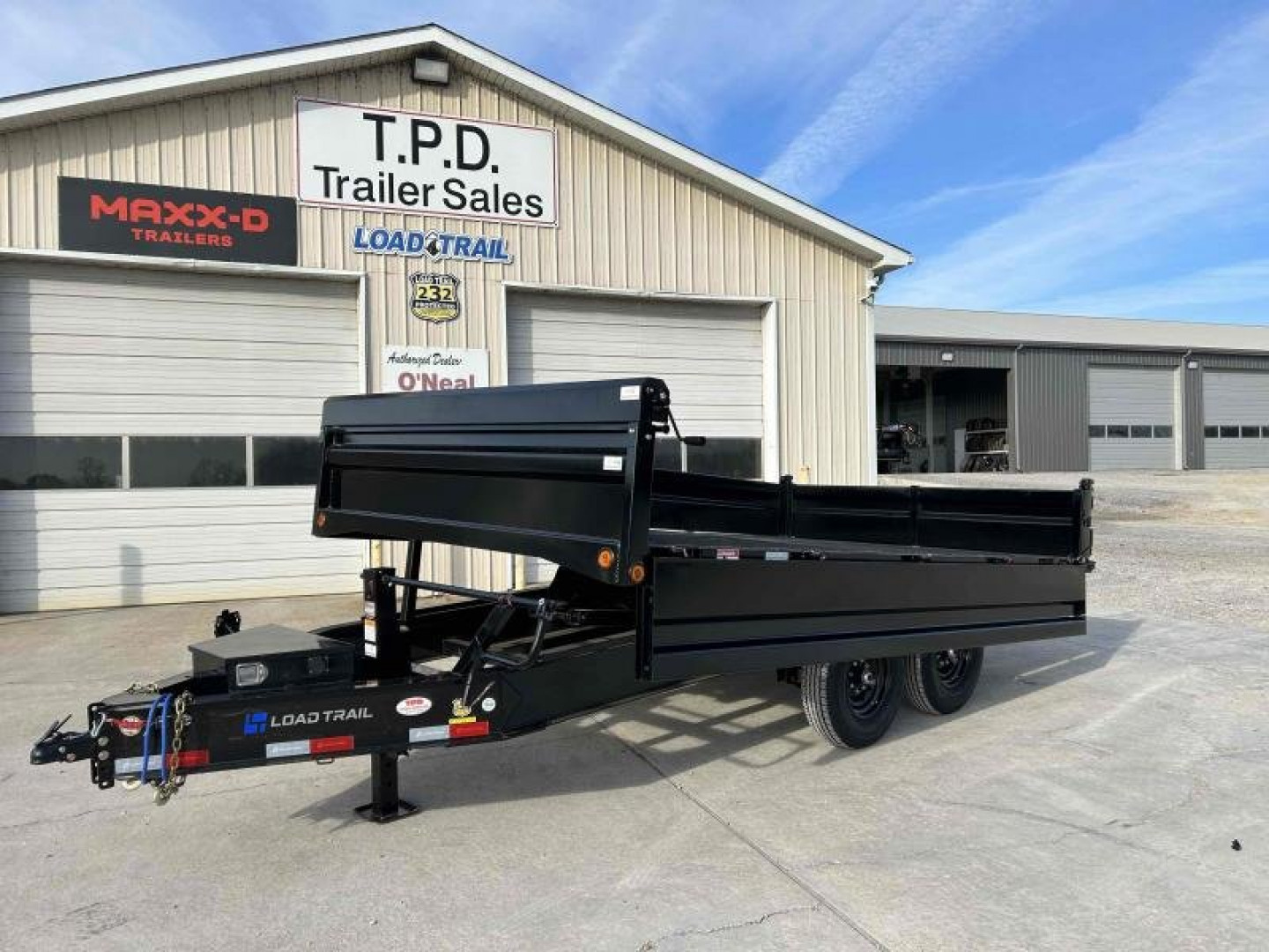 New 2024 Load Trail 96" X 14' 14K Dump Trailer *Fold Down Sides*