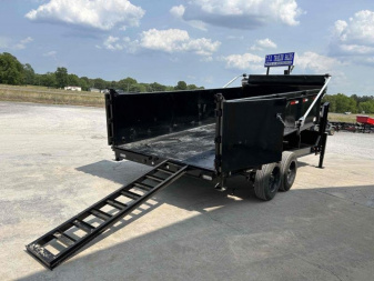 New 2023 MAXXD 16' x 83" 17.5k Telescopic Gooseneck Dump Trailer