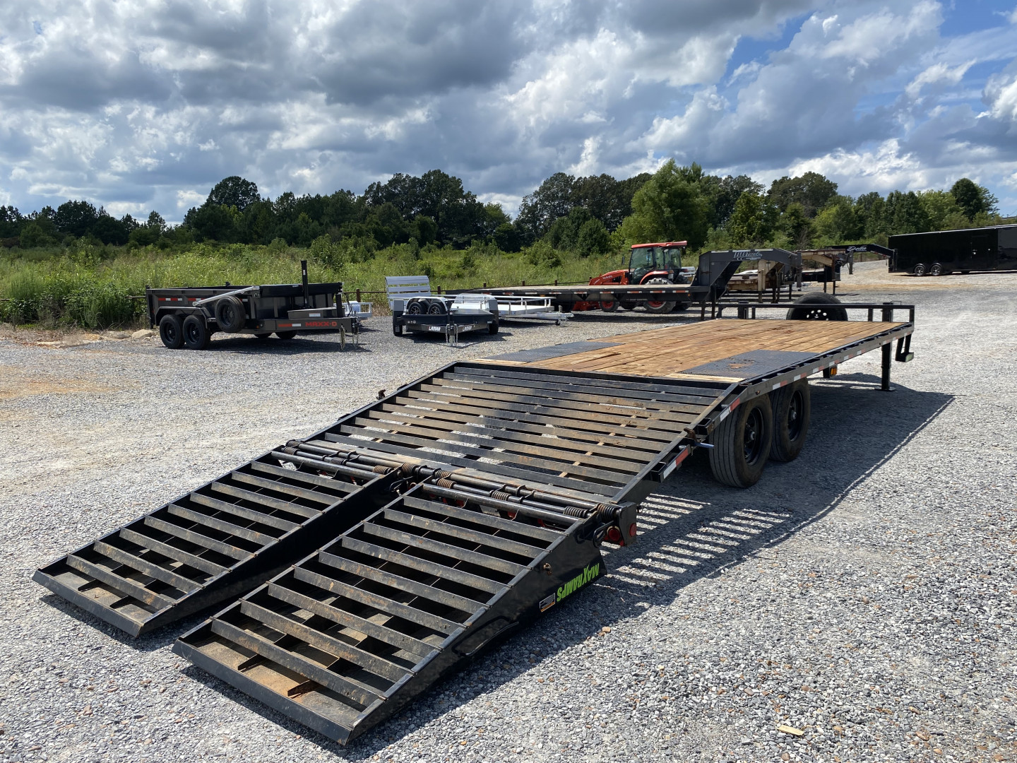 Used 2023 Load Trail 102" x 24' 14k Flatbed Trailer