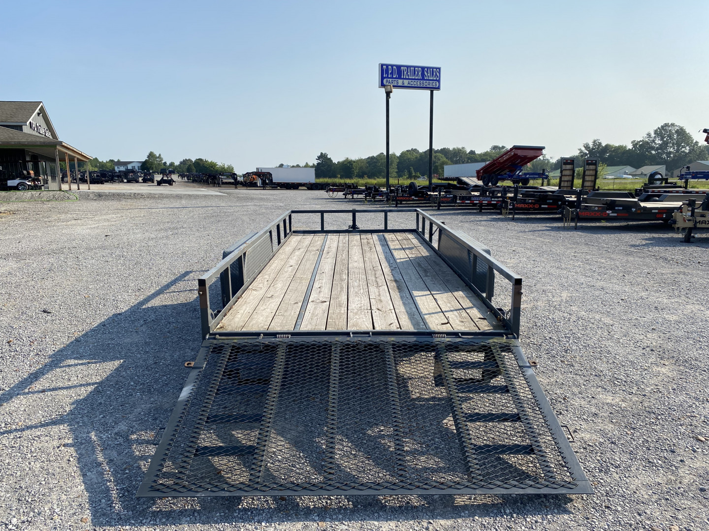 Used 2022 MAXXD 83"x18' 10k Utility Trailer