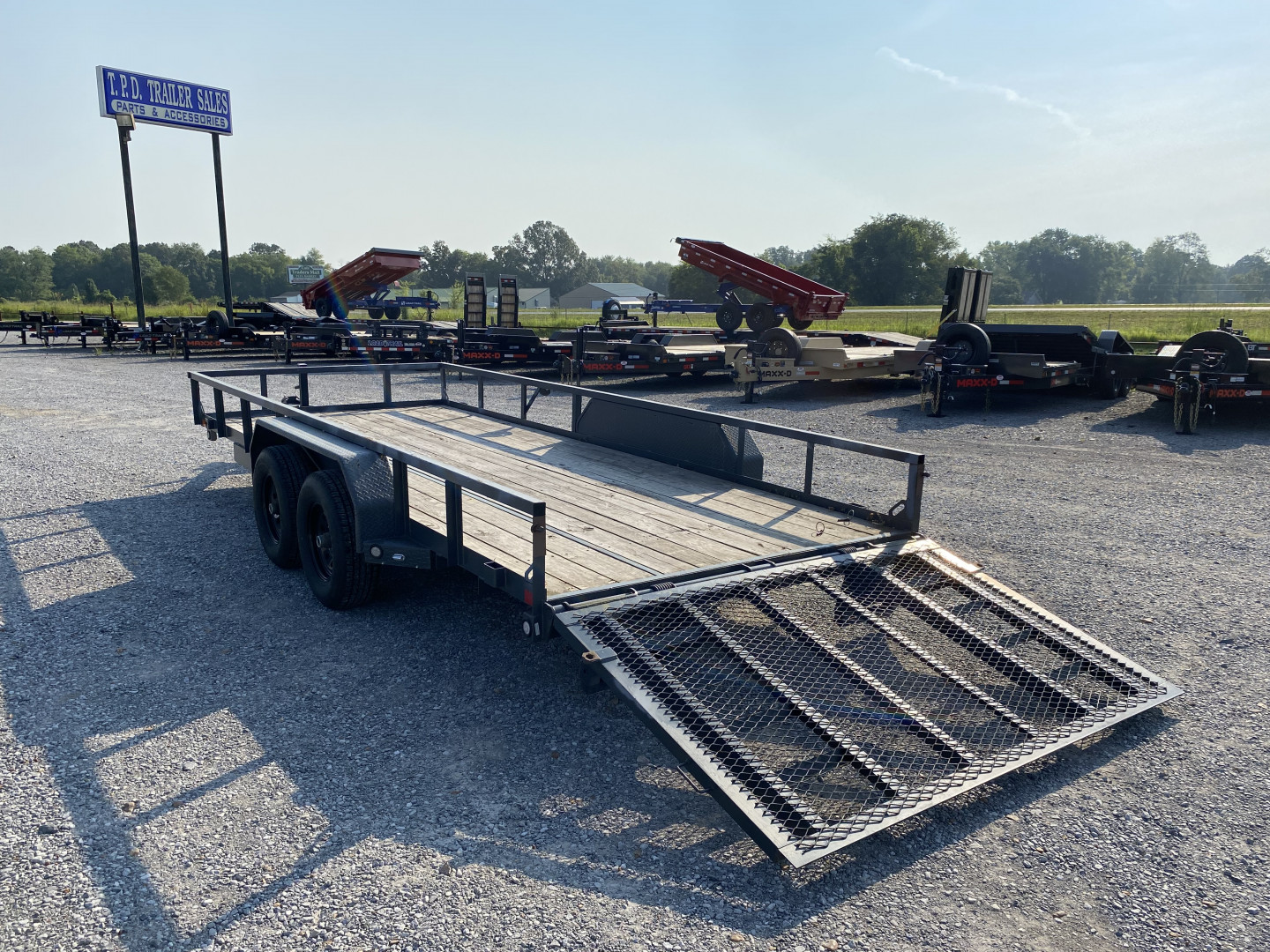 Used 2022 MAXXD 83"x18' 10k Utility Trailer