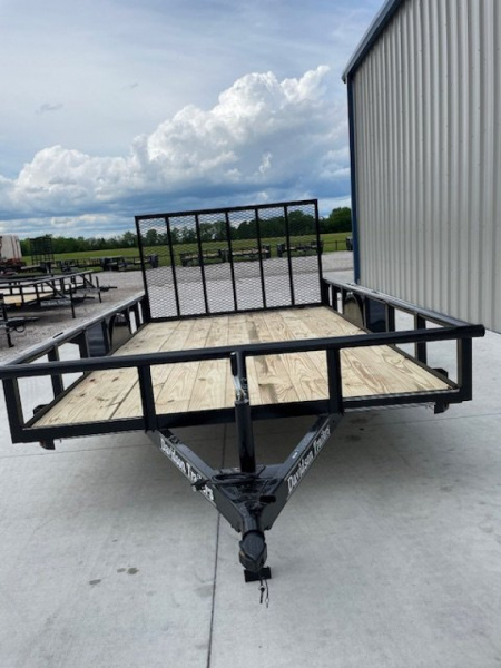 New 2025 DAVIDSON 83X12 SINGLE AXLE PIPE TOP UTILITY W/4' GATE