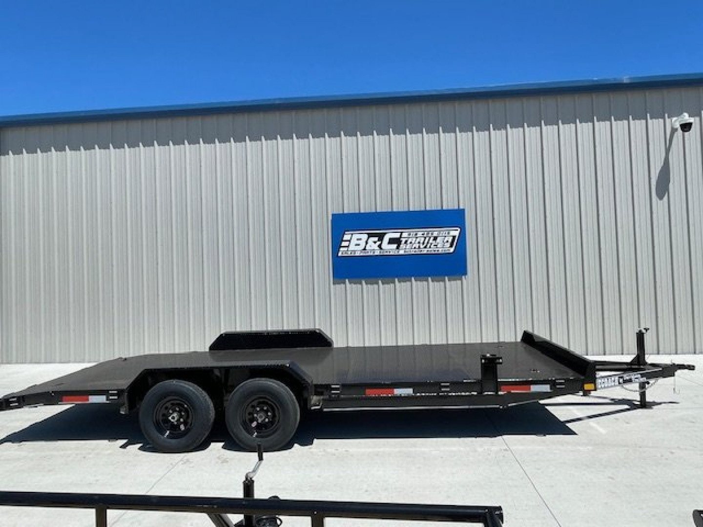 New 2025 DAVIDSON 83X20 STEEL FLOOR CAR HAULER W/ (2) 5200lb AXLES, GVWR 9900#