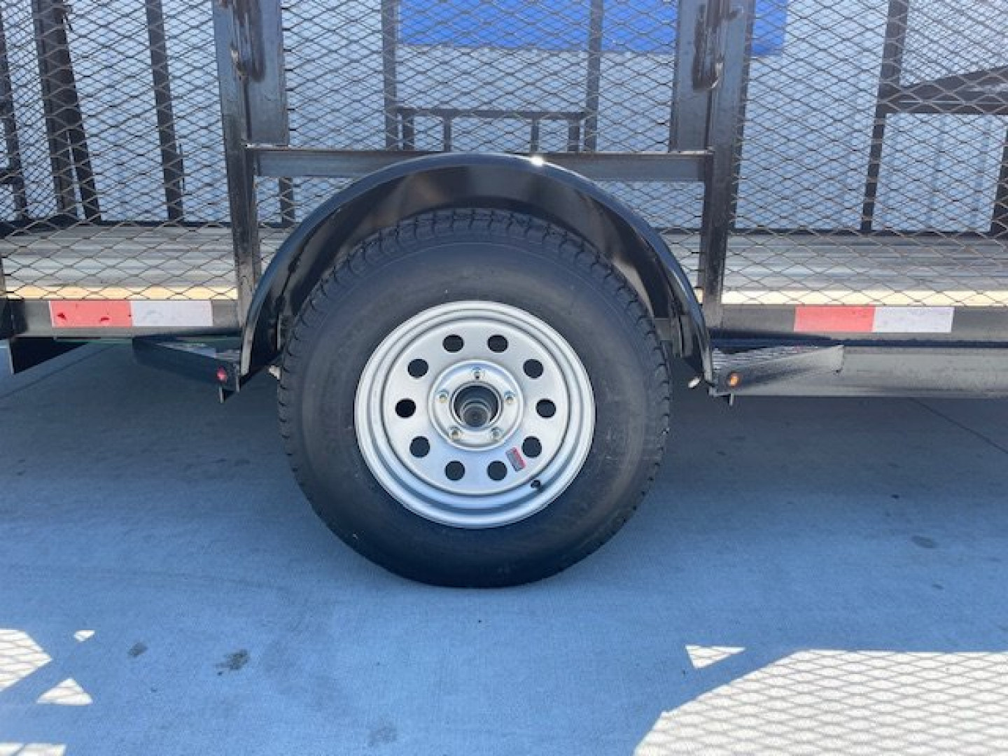 New 2025 C&M 82X14 SINGLE AXLE LANDSCAPE W/ 4' WALLS & GATE