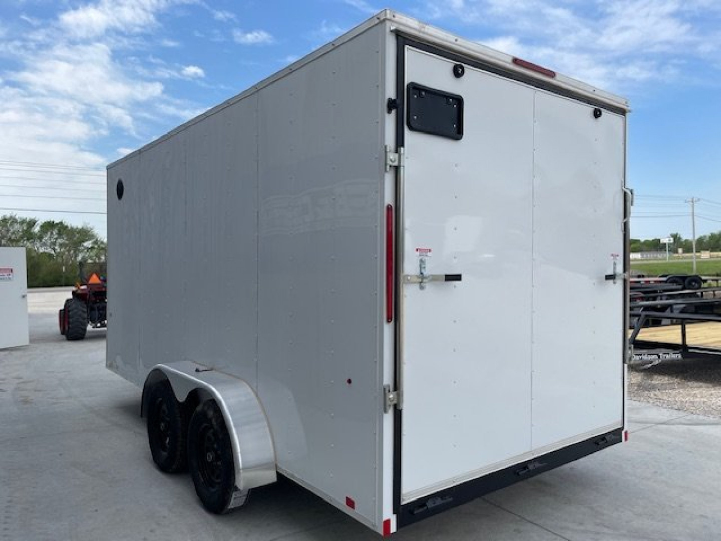 New 2025 PACE AMERICAN 7X16 OUTBACK DLX TANDEM (2)AXLE W/7'INTERIOR HEIGHT