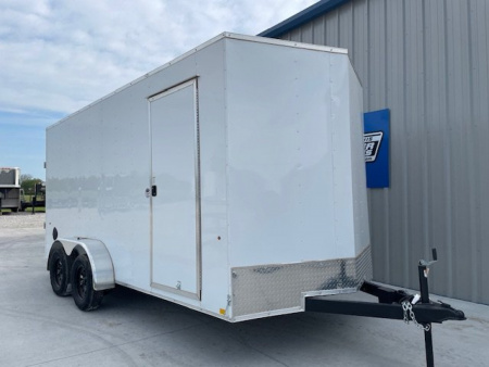 New 2025 PACE AMERICAN 7X16 OUTBACK DLX TANDEM (2)AXLE W/7'INTERIOR HEIGHT