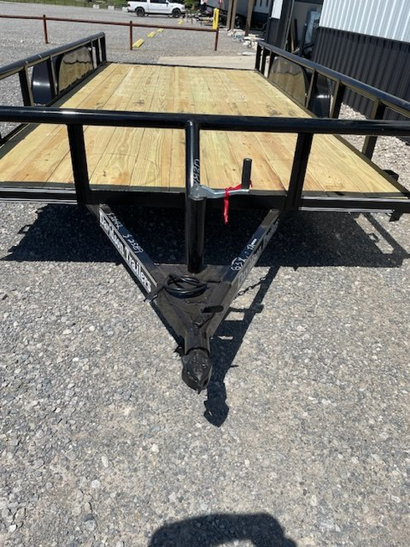 New 2025 DAVIDSON 83X18 TANDEM (2)AXLE PIPE TOP UTILITY TRAILER W/4' GATE