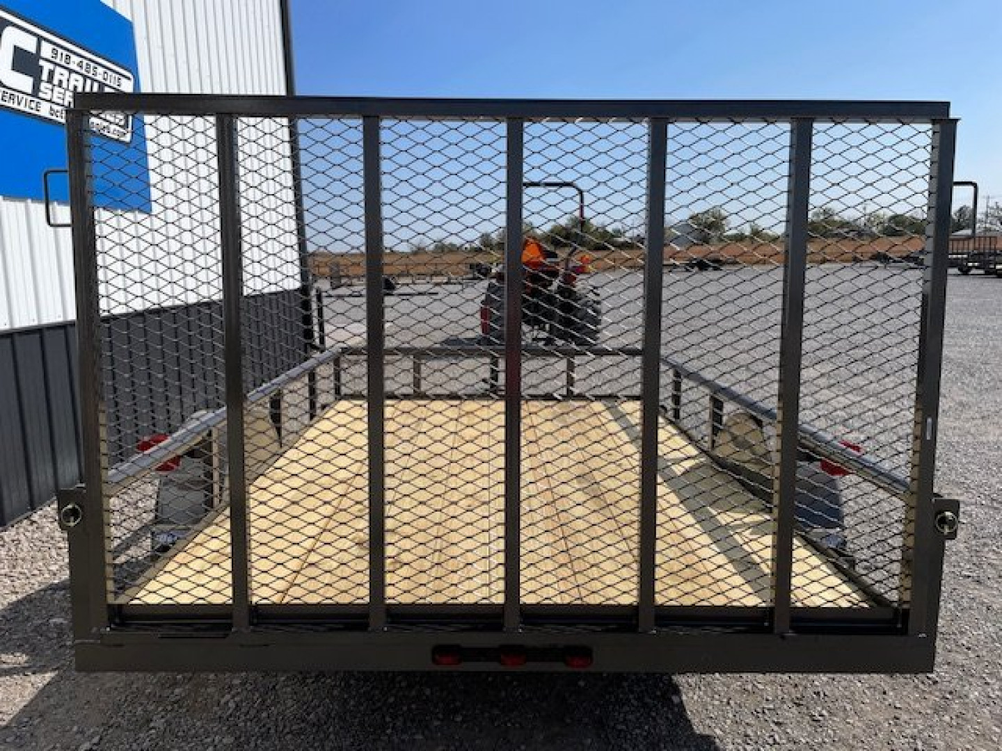 New 2025 DAVIDSON 77X10 (1)SINGLE AXLE PIPE TOP UTILITY W/4' GATE