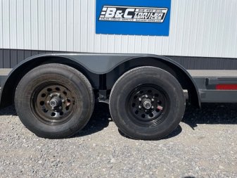 New 2025 DAVIDSON 83X20 FULL TILT STEEL FLOOR EQUIPMENT/CAR HAULER W/ TANDEM 5200# AXLES