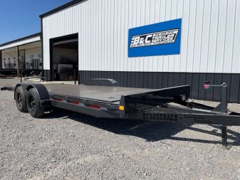 New 2025 DAVIDSON 83X20 FULL TILT STEEL FLOOR EQUIPMENT/CAR HAULER W/ TANDEM 5200# AXLES