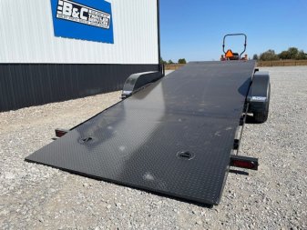 New 2025 DAVIDSON 83X20 FULL TILT STEEL FLOOR EQUIPMENT/CAR HAULER W/ TANDEM 5200# AXLES