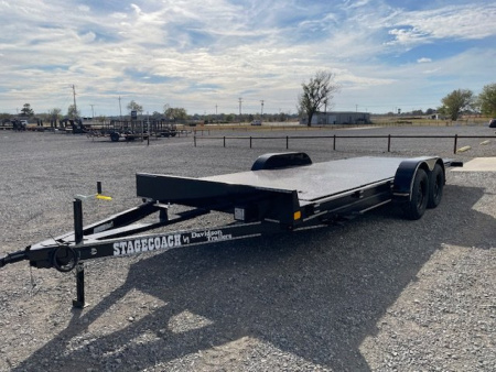 New 2025 DAVIDSON 83X20 FULL TILT CAR HAULER, STEEL FLOOR, (2)3500lb AXLES