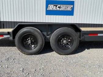 New 2025 DAVIDSON 83X22 (18+4) EQUIPMENT/CAR HAULER TILT BED W/(2) 7K AXLES