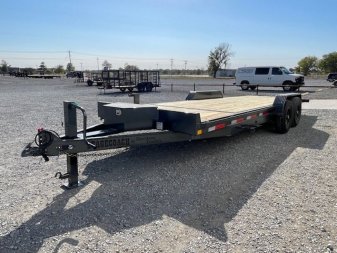 New 2025 DAVIDSON 83X22 (18+4) EQUIPMENT/CAR HAULER TILT BED W/(2) 7K AXLES
