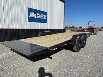 New 2025 DAVIDSON 83X22 (18+4) EQUIPMENT/CAR HAULER TILT BED W/(2) 7K AXLES