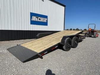 New 2025 DAVIDSON 83X22 (18+4) EQUIPMENT/CAR HAULER TILT BED W/(2) 7K AXLES