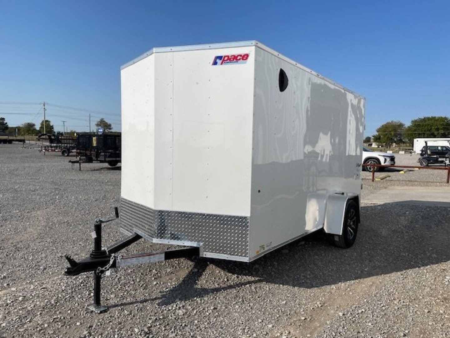 New 2025 PACE AMERICAN 6X12 (1)SINGLE AXLE ENCLOSED/CARGO