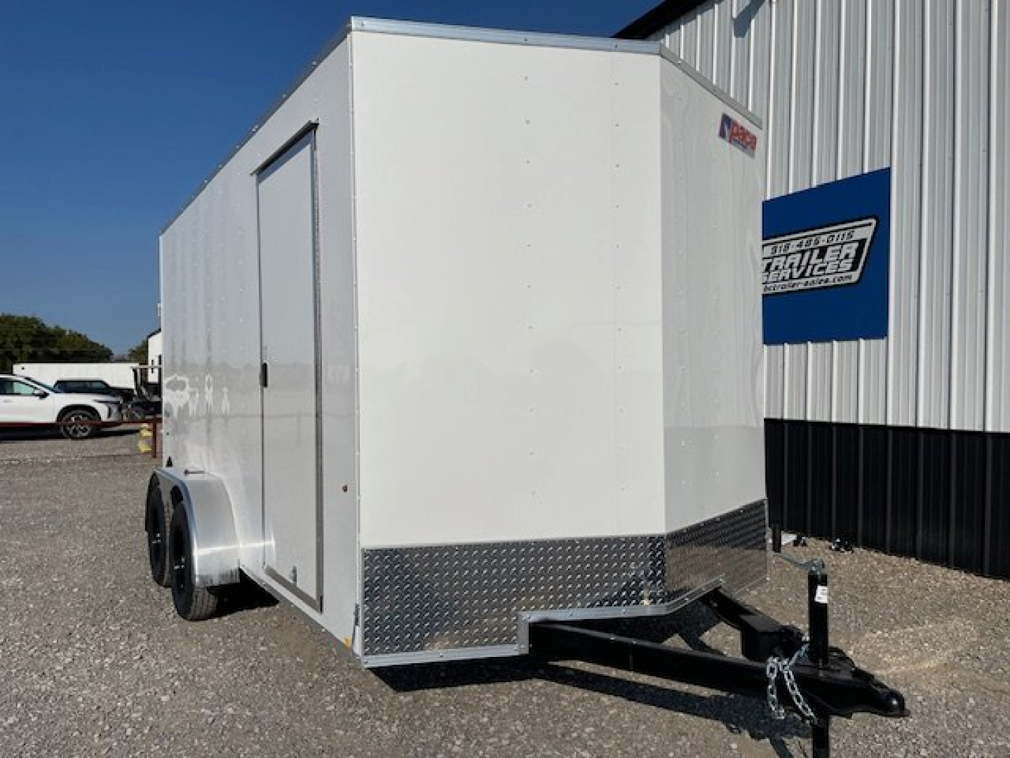 New 2025 PACE AMERICAN 7X14 (2)TANDEM AXLE W/ 7' INTERIOR HEIGHT