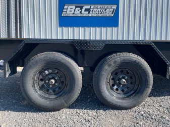 New 2024 DOOLITTLE 84X14 TANDEM AXLE UTILITY W/5' GATE, 15" WALLS