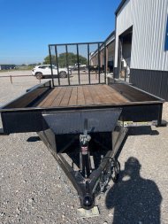 New 2024 DOOLITTLE 84X14 TANDEM AXLE UTILITY W/5' GATE, 15" WALLS