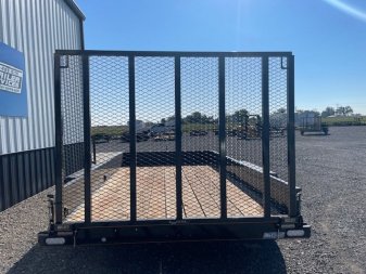 New 2024 DOOLITTLE 84X14 TANDEM AXLE UTILITY W/5' GATE, 15" WALLS