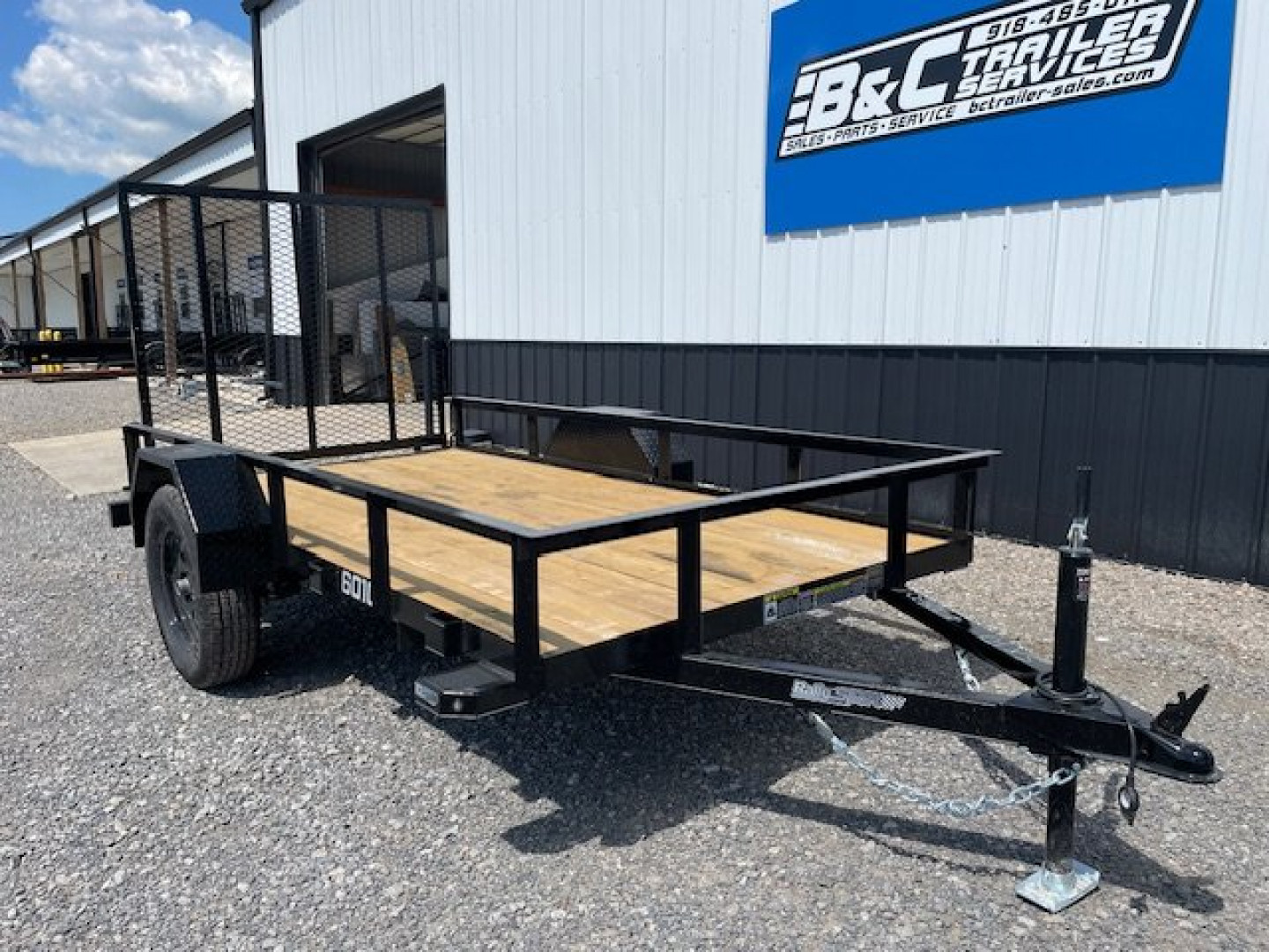 New 2024 DOOLITTLE 5X10 (1)SINGLE AXLE UTILITY TRAILER W4' GATE